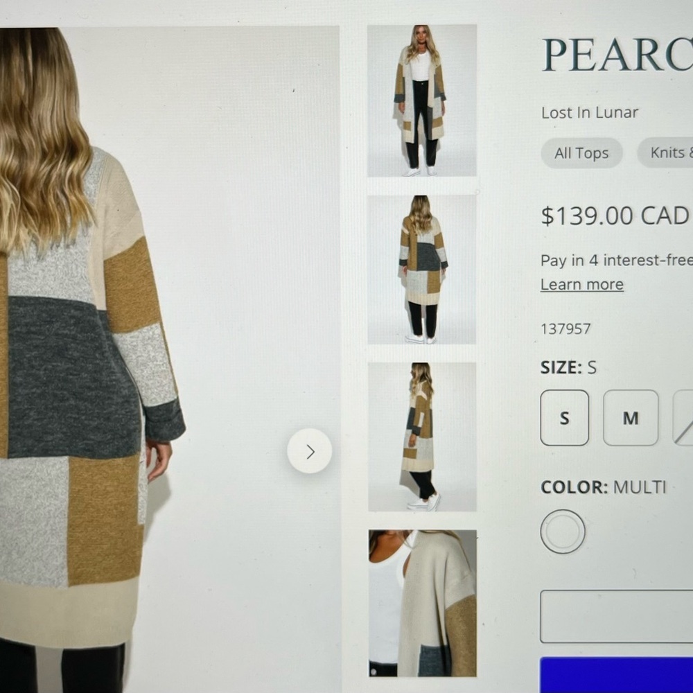 Lost In Lunar | Patchwork Boho Cardigan | Size XS